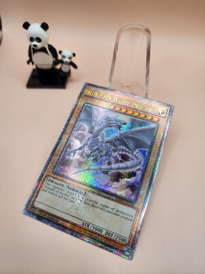 Blue-Eyes White Dragon RA04-EN108 (8th Art) Quarter Century Secret Rare NM-image