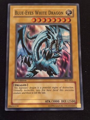 Blue-Eyes White Dragon SKE-001 - 1st Edition - NM/perfect condition-image