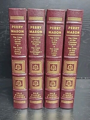 Perry Mason Centennial Edition 4-Volume Set EASTON PRESS Erle Gardner ~ MINT-image