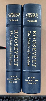 BURNS: Roosevelt (Two-Volume Set) (Library of Presidents #32) (Easton, 1988)-image