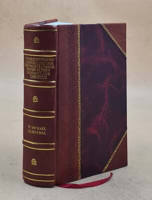 Wahrscheinliche Vorstellung Der Geschichte Unsrer Ersten Eltern [Leather Bound]-image