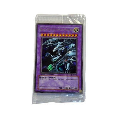 Yu-Gi-Oh! TCG Blue-Eyes Ultimate Dragon JMP-005 Ultra Rare Sealed Promo Pack -image