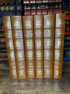 Henry James Set of 6 Books The Easton Press Collector's Edition Leather (1035)-image
