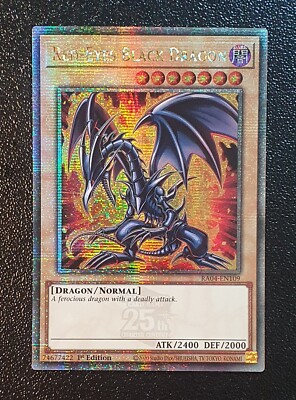 Yugioh RA04-EN109 Red-Eyes Black Dragon (7th artwork) QCSR 1st MINT-image