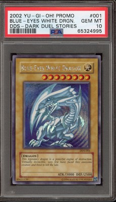Yu-Gi-Oh! Blue-Eyes White Dragon Dark Duel Stories Promo DDS-001 PSA 10 Gem Mint-image