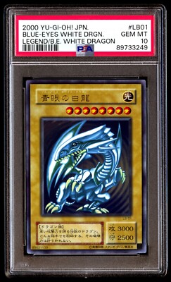 PSA 10 Blue Eyes White Dragon LB-01 Legend Blue Eyes White Dragon Japanese Set-image