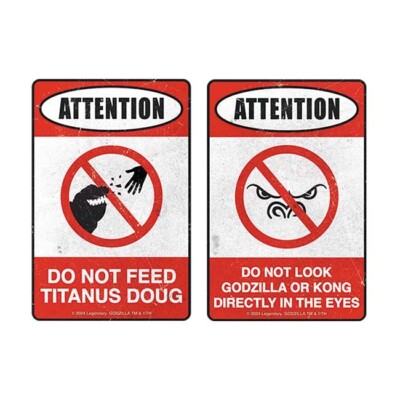 Godzilla x Kong: The New Empire- Car Stickers- Two types of sets- from Japan-image