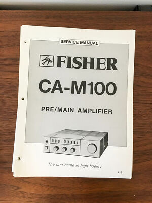 Fisher CA-M100 Amplifier Service Manual *Original*-image