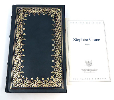 Stories of Stephen Crane Franklin Library Limited Edition Full Leather 1982-image