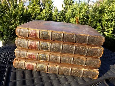 SUPERB 1720-23 4 VOL FINE LEATHER COMPLETE SET BRANDT HISTORY REFORMATION -image