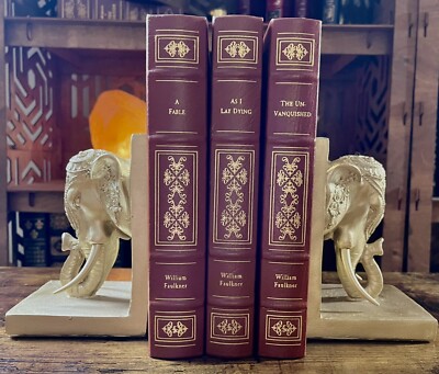A Fable, As I Lay Dying, & The Unvanquished by William Faulkner Easton Press Set-image
