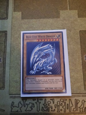 YUGIOH BLUE-EYES WHITE DRAGON DPKB-EN001 SUPER UNLIMITED ED NM -image