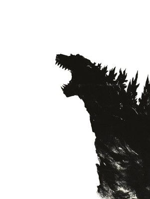 Sika Godzilla Painting Vinyl Car Decal Sticker – Waterproof & UV-Resistant-image