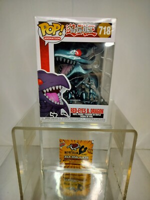Funko Pop! Vinyl: Yu-Gi-Oh! - Red-Eyes Black Dragon #718 AS-IS READ-image