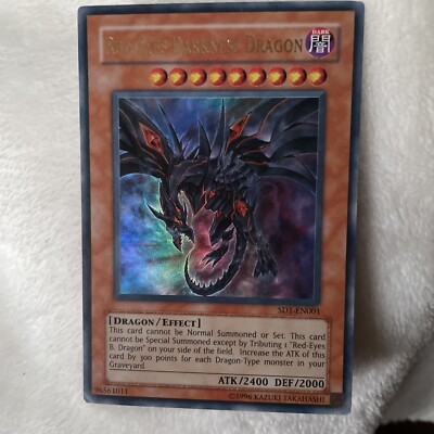 Red-Eyes Darkness Dragon SD1-EN001 Ultra Rare Unlimited Yu-Gi-Oh TCG-image