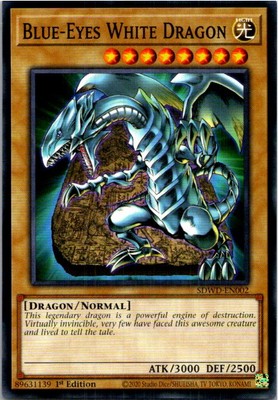 Blue-Eyes White Dragon (SDWD-EN002) #SDWD-EN002 Yugioh Near Mint or Better-image