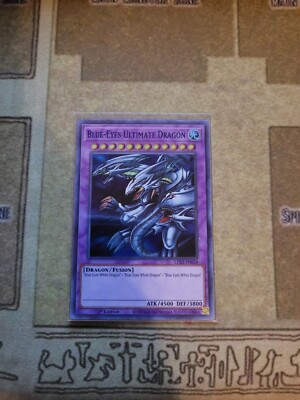 YUGIOH TCG BLUE-EYES ULTIMATE DRAGON LDS2-EN018 ULTRA 1ST EDITION NM BLUE-image