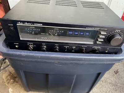 Fisher Studio Standard CA-880 Black 120V Stereo Integrated Amplifier 4 Repairs🔥-image