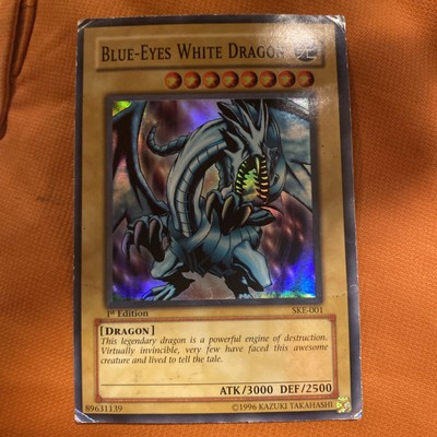 Yu-Gi-Oh! TCG Blue-Eyes White Dragon SKE-001 1st Edition (LP)-image