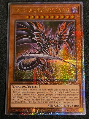 RA04-EN003 Red-Eyes Darkness Metal Dragon Quarter Century Secret Rare LP-image