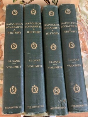 Life of Napoleon Bonaparte by William Sloane. 4 Vols. Leather Century Co. 1896 -image