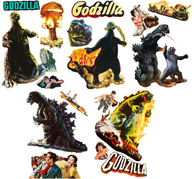 Vinyl Wall Stickers/VINTAGE GODZILLA KAIJU/Waterproof, Outdoor, Wall-Safe-image