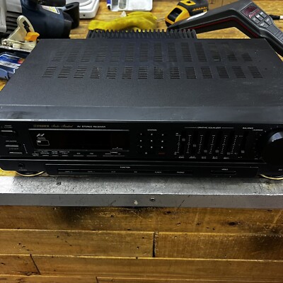 Vintage Fisher RS-616 Stereo Receiver - MINTY - Clean Black Retro-image