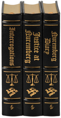 GILBERT-CONOT-OVERY-NUREMBERG WAR TRIALS-2006-THREE VOLUME SET-EASTON PRESS-FINE-image
