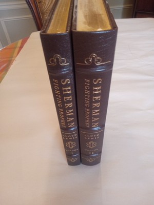 Sherman Fighting Prophet 2 Volume Set By Lloyd Lewis Easton Press-image