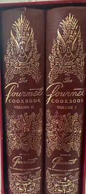 The Gourmet Cookbook Volume 1 & 2 (Vintage Hardcover) Full Set-image