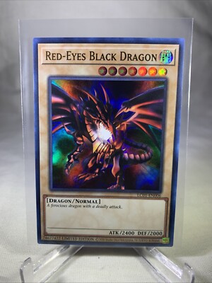 Red Eyes Black Dragon Yu-Gi-Oh Limited Edition LC01-EN006 Ultra Rare Card NM-image