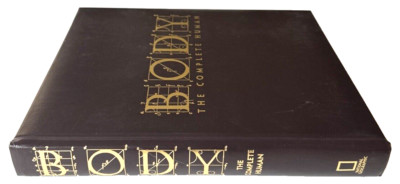 National Geographic Body The Complete Human Leather Bound Gold Gilt *MINT*-image