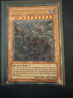 Red-Eyes Darkness Dragon - SD1-EN001 - Great Condition!-image