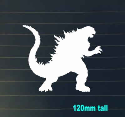 GODZILLA STYLE DECAL STICKER  WHITE Vinyl JAPAN NISMO NISSAN-image