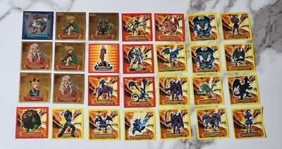 (Lot Of 28) 2002 Topps Yu-Gi-Oh! Sticker Collection Gold Foil Card Yugioh Yugi-image