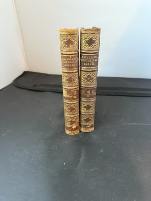 1854 Critical and Historical Essays by T.B. Macaulay – 2 Volume Set-image