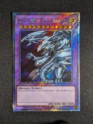 Yugioh - Blue-Eyes Ultimate Dragon RA03-EN178 1st Edition Platinum Secret NM-image