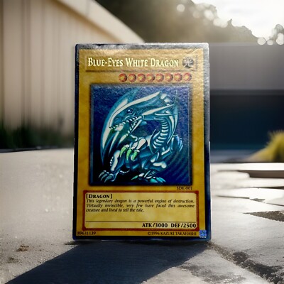 Blue-Eyes White Dragon SDK-001 89631139 1996 Yu-Gi-Oh! Trading Card-image