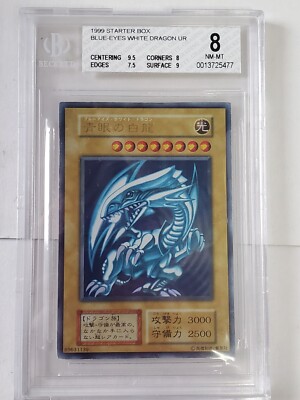 Blue-Eyes White Dragon JP Yu-Gi-Oh Starter 1999 BGS 8-image