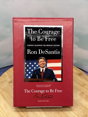 Ron DeSantis Signed Numbered Deluxe Collector Set /5000 The Courage to Be Free-image