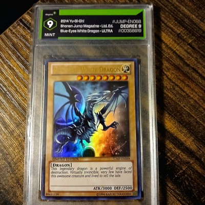 Blue Eyes White Dragon JUMP-EN068 Ultra Rare Limited Edition Yugioh 9-image