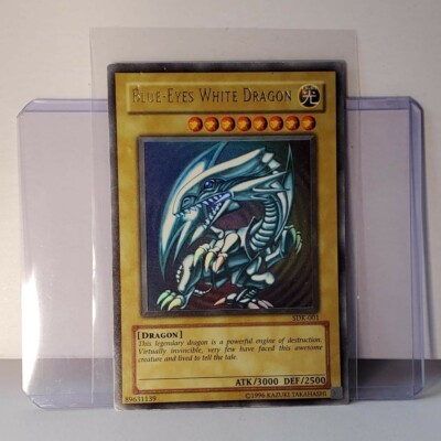 Blue-Eyes White Dragon SDK-001; UR; Lightly Played; YuGiOh Starter Deck Kaiba-image