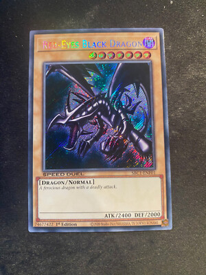 Red-Eyes Black Dragon - SBC1-ENF01 - Secret Rare - 1st Edition - Speed Duel N/M-image