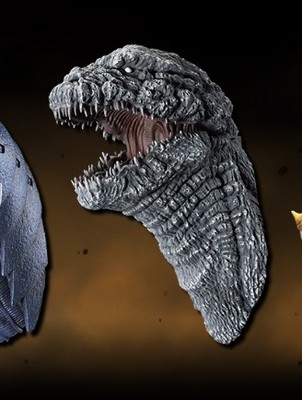 Ichiban Kuji Godzilla Giant Monster LegendG MonsterHead Magnet G 2016 frozen PSL-image