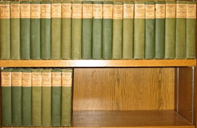 OLD Set; WORKS OF THACKERAY! Complete Rag Paper 1901-image