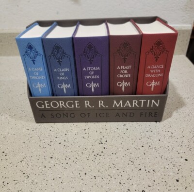 Game of Thrones Collector Leather Bound Book Set of 5:  A Song of Ice and Fire-image