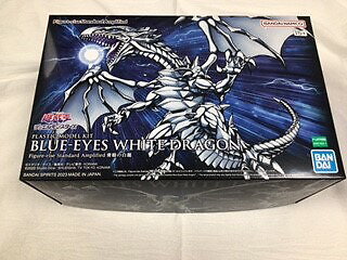 Yu-Gi-Oh BLUE-EYES WHITE DRAGON PLASTIC MODEL KIT Figure Rise Standard Amplified-image