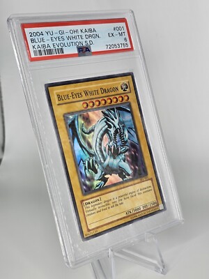 2004 Yu-Gi-Oh! Blue-Eyes White Dragon SKE-001 PSA 6 -image