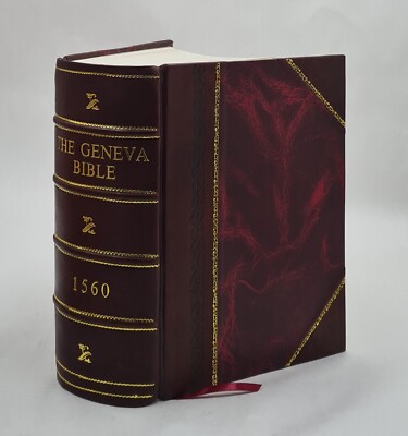 The Geneva Bible 1560 1560 by God [LEATHER BOUND]-image