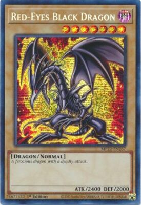 Red-Eyes Black Dragon MP22-EN267 Prismatic Secret Rare 1st Edition-image